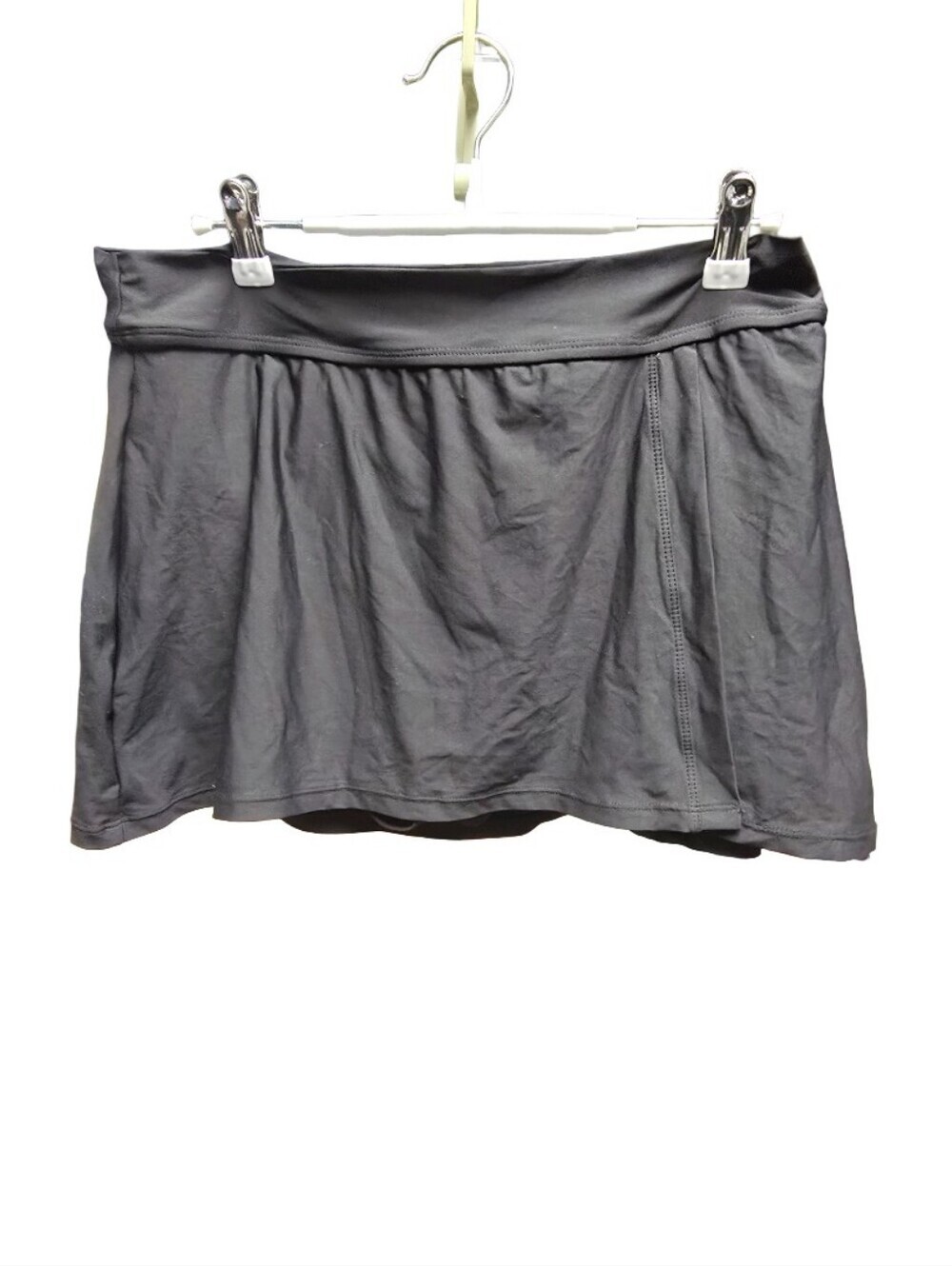 Anne Cole Ladies Banded Side Slit Skirted Stretch Swim Bottom Sz.L